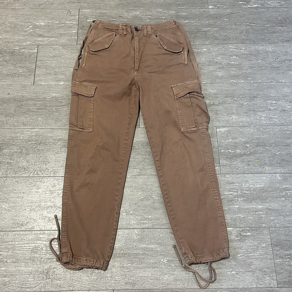 Boyish Pants Women's Size 26 Brown Kai Cargo Casual Boho Punk Festival